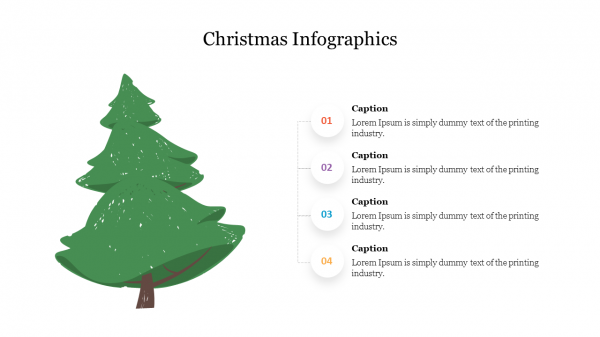 Creative Designed Christmas Infographics PPT Download