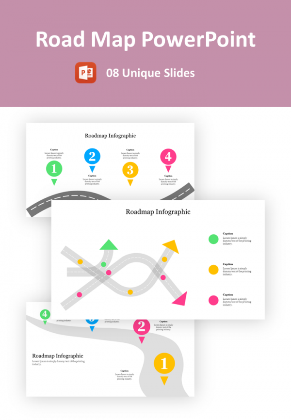Easily%20Adaptable%20Road%20Map%20PowerPoint%20Template%20Download
