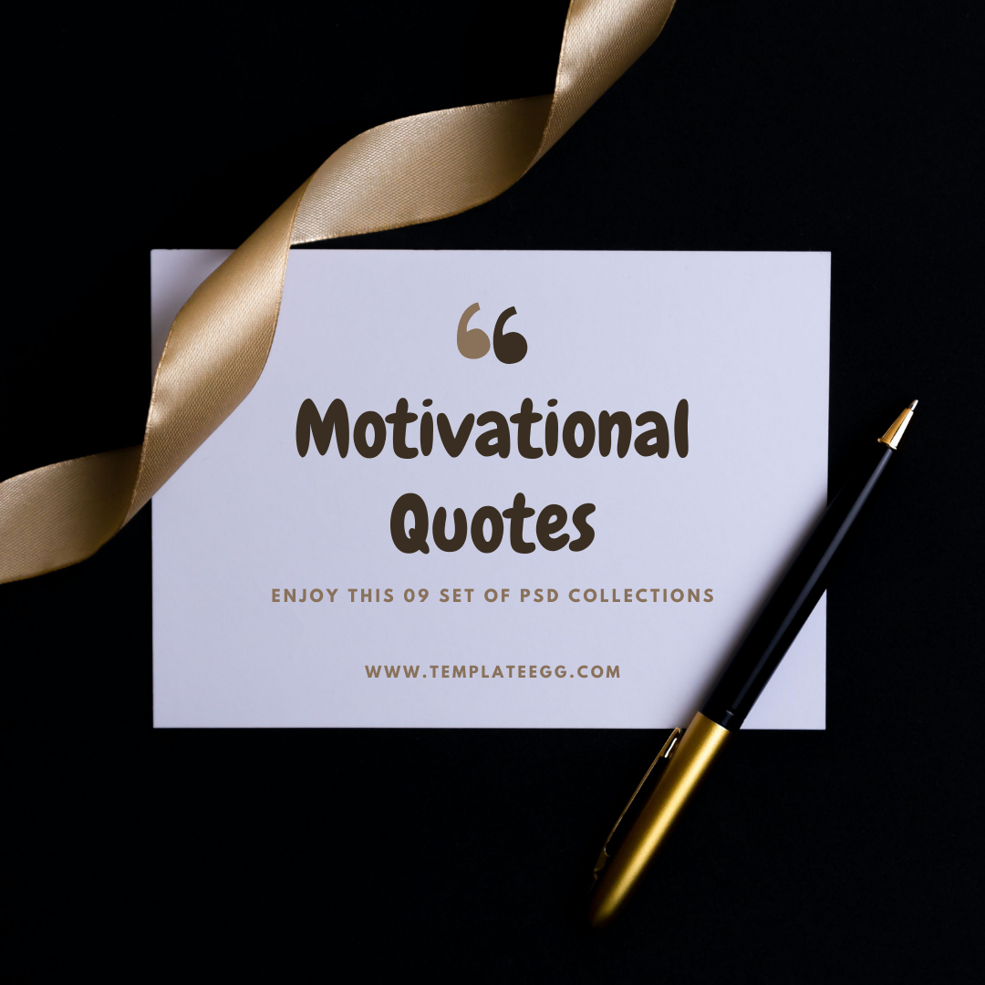 Click Here To Download This Motivational Quotes PSD