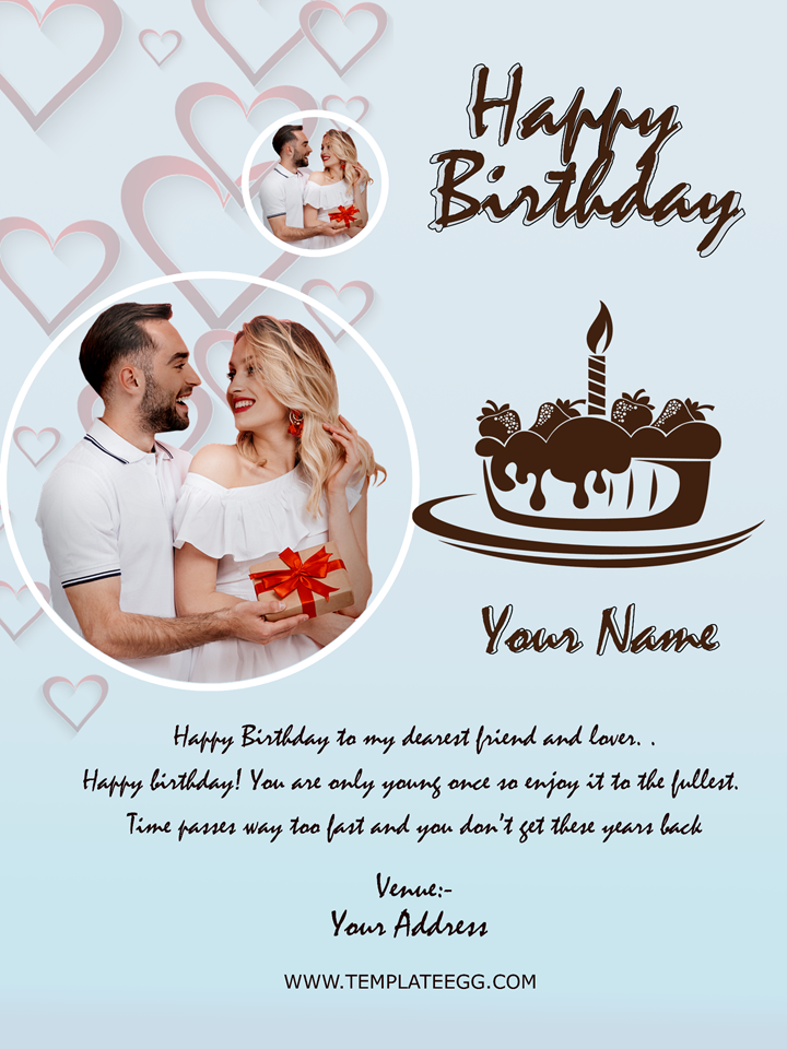 Click Here To Get Romantic Birthday Card With Editable Files